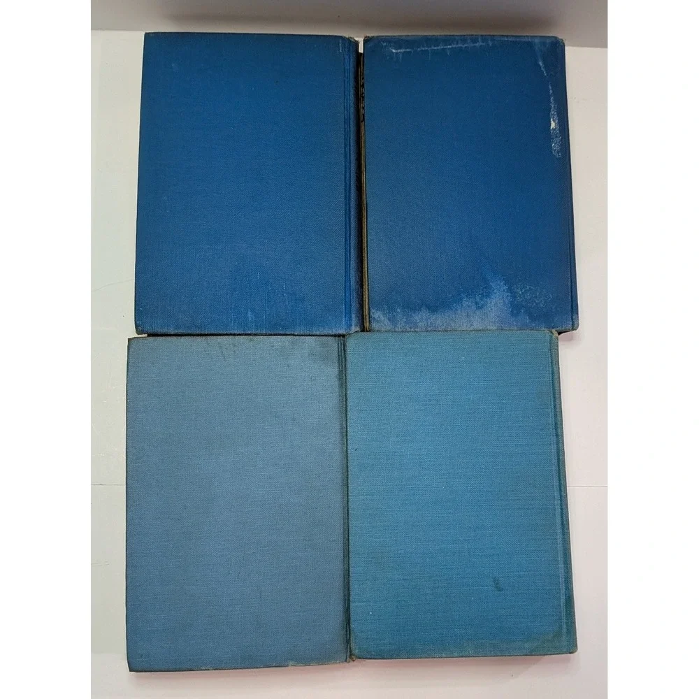 Grosset & Dunlap Albert Payson Terhune Dog Books Set 4 Blue Hardcover Vintage
